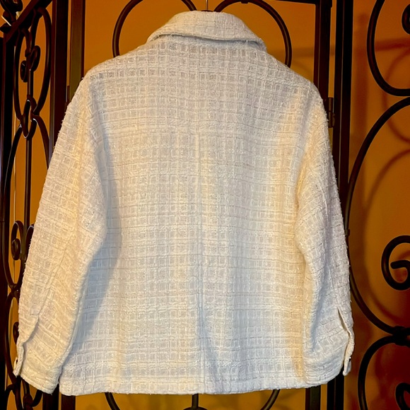 ZARA Oversized Tweed Suit Jacket - Picture 7 of 12